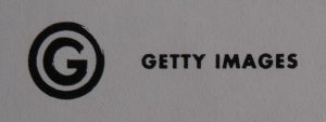 logo on Getty Images letterhead, circa 1998